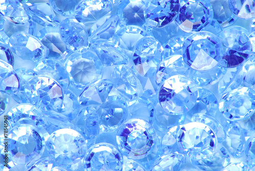 close up of the blue diamond background