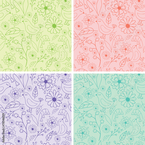 Fototapeta Naklejka Na Ścianę i Meble -  spring pattern