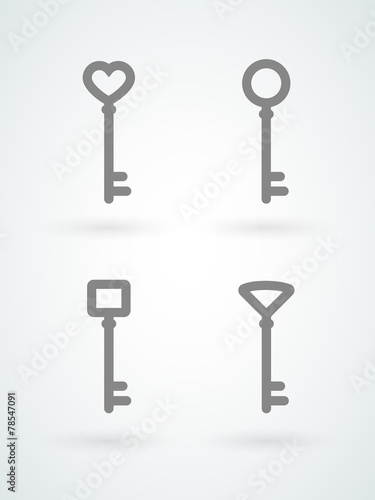 Set: minimal keys