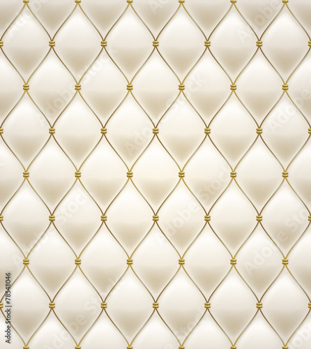 Fototapeta Quilted seamless pattern. Cream color.