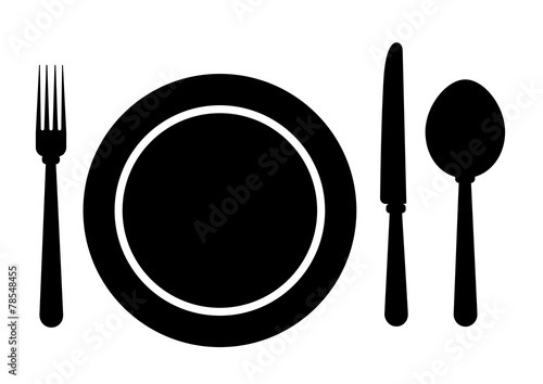 flat personal table set