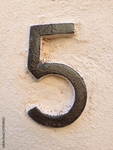 Obraz na płótnie Number 5