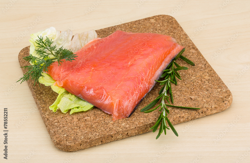 Salted salmon