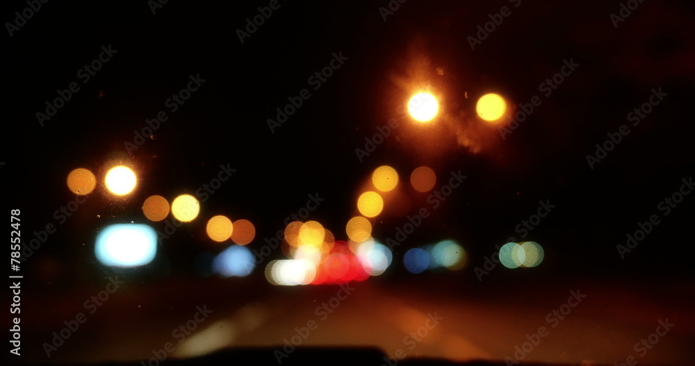 Traffic at Night 4k Traffic at Night 4k