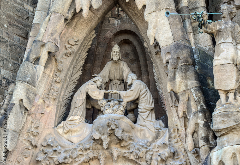 Details of Temple de La Sagrada Familia Details of Temple de La Sagrada Familia