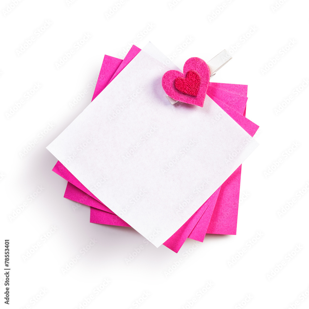 Notepad with heart