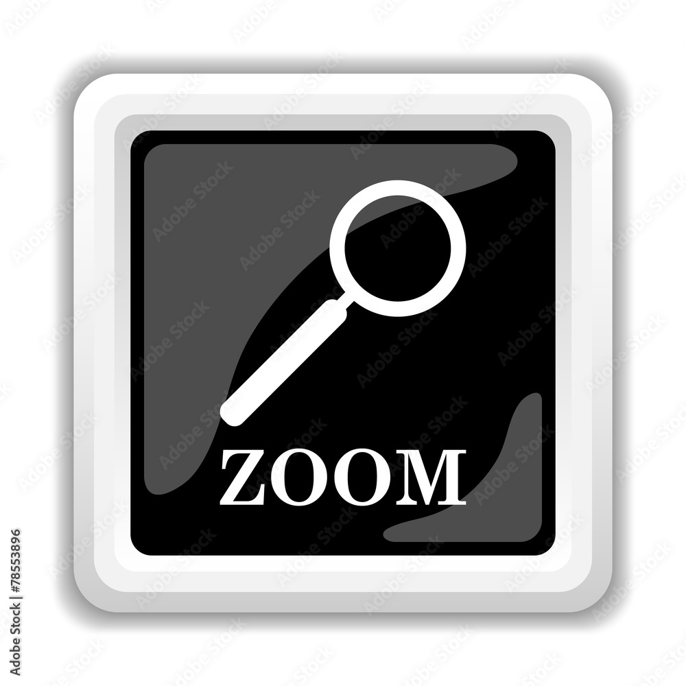 Zoom with loupe icon Zoom with loupe icon