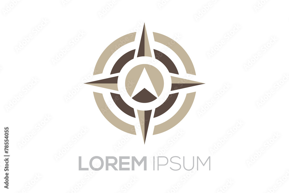 Vektör Logo Pusula Vektör Logo Pusula