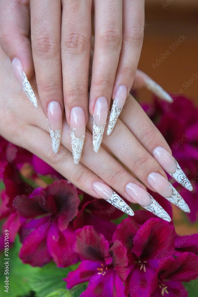 Fototapeta premium nail extension