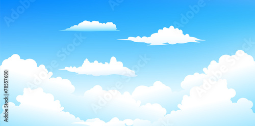 空　雲　背景