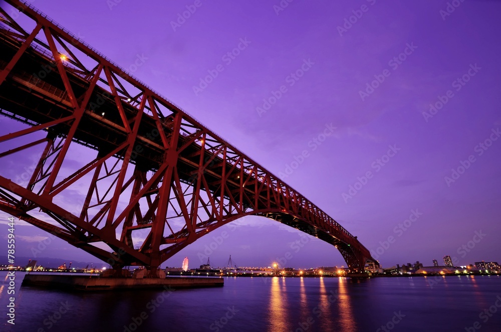 Naklejka premium 港大橋