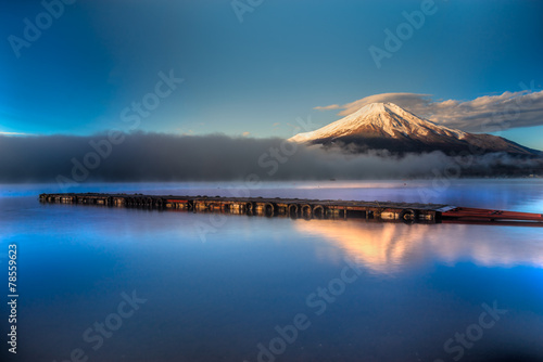 Obraz na płótnie Mount Fuji, Japan. w salonie