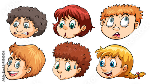 A group of heads