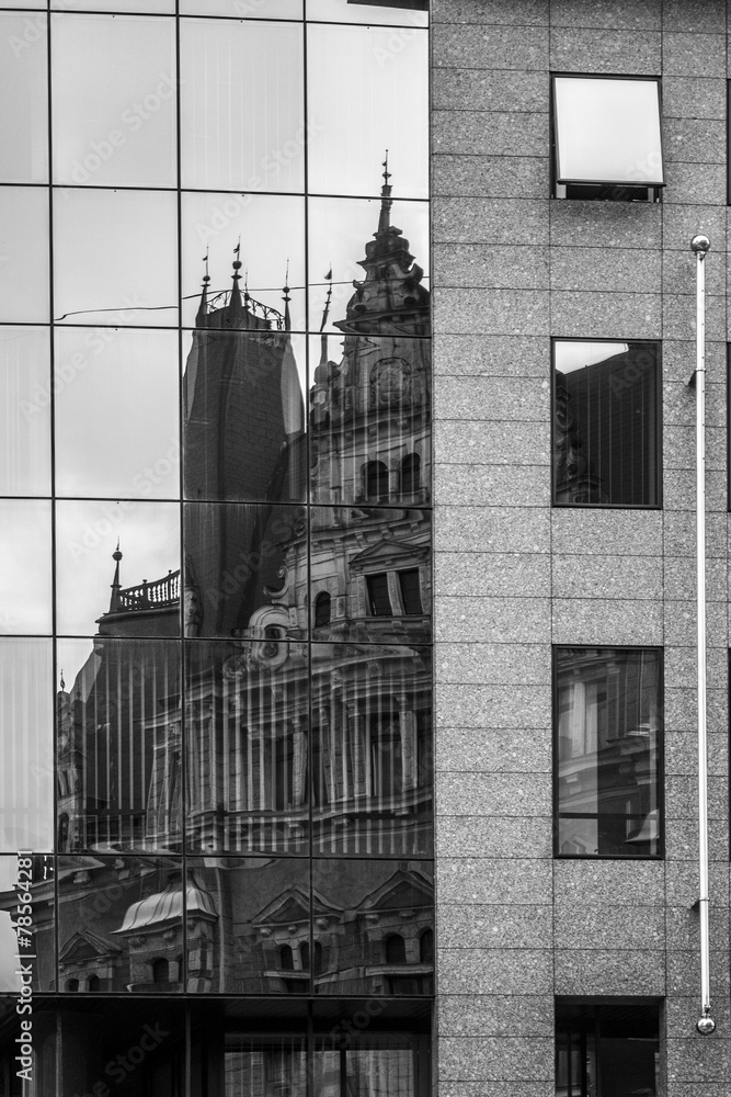 Fototapeta premium City glass