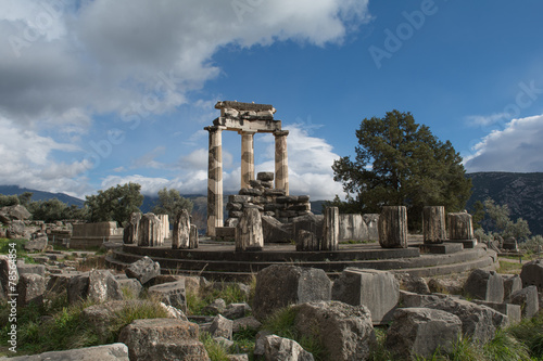 Temple of Athena Pronaia in Delphi