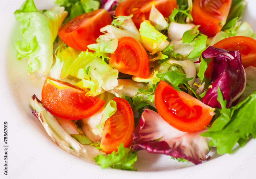 fresh vegetables salad