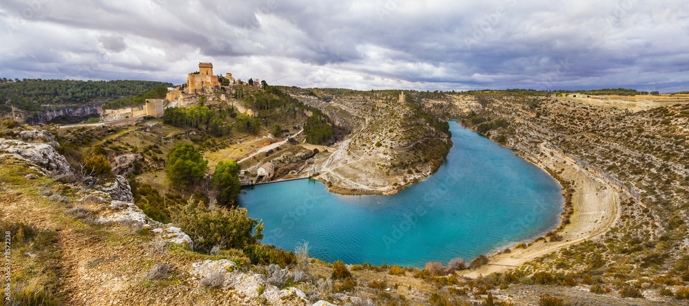 Fototapeta premium Impressive castles of Europe series - Alarcon, Spain ( Castile l
