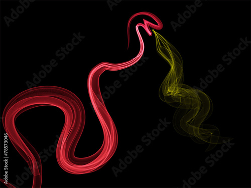 Abstract fantasy dragon background with fire