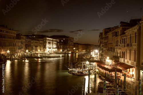 Venezia. La citt   in di notte