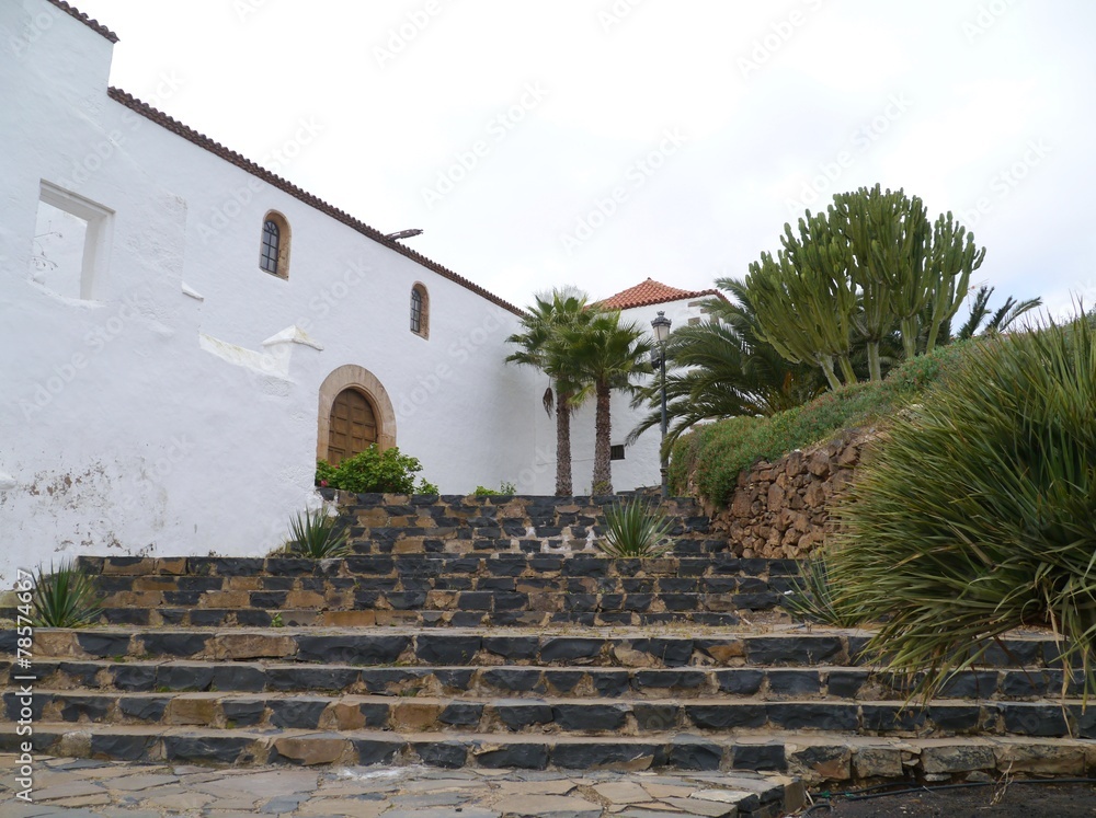 The Iglesia Santa Maria in Betancuria on Fuerteventura