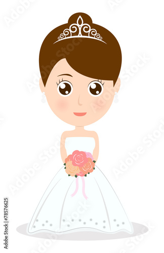 wedding cartoon character eps 10 vector illustration