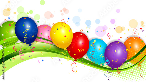 Balloons background
