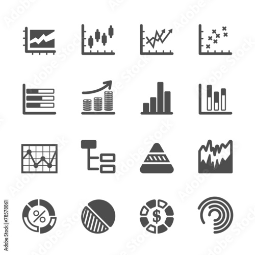 infographic and chart icon set 2, vector eps10