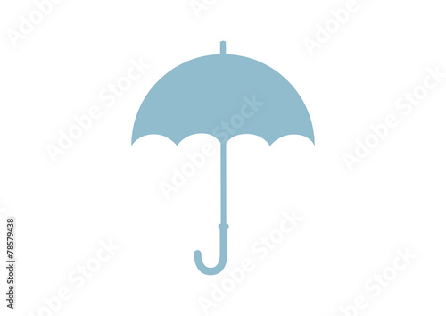 Umbrella vector icon on white background