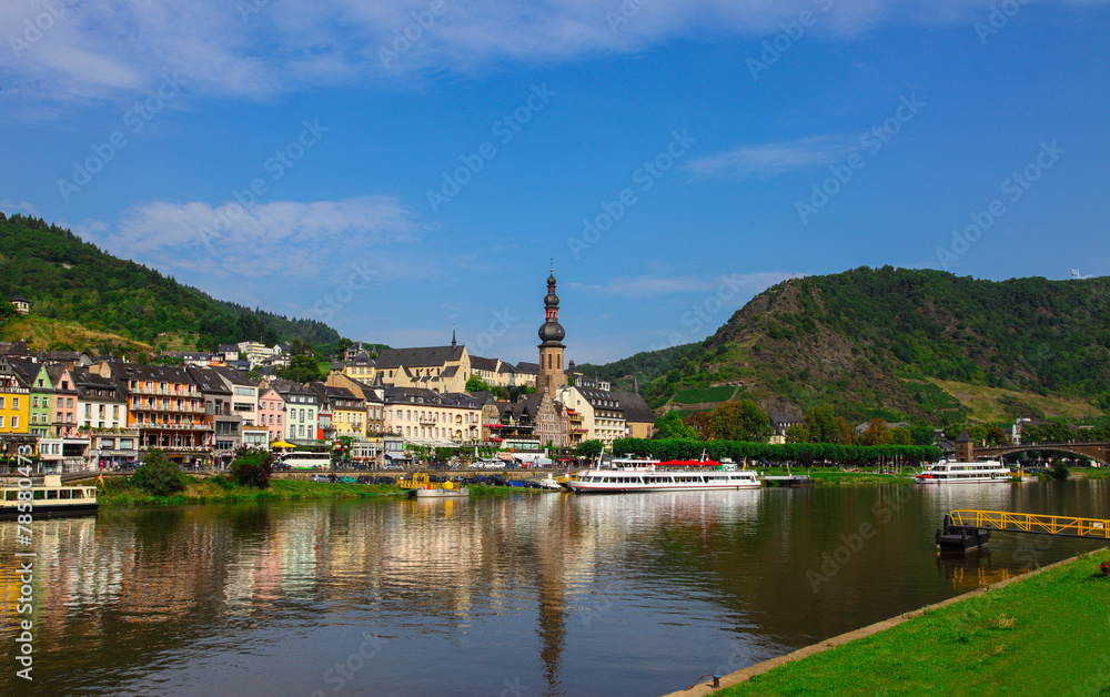 Cochem on the Moselle in Germany