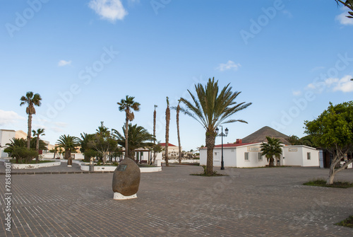 Canvastavla La Oliva, Fuerteventura, Canary Island, Spain