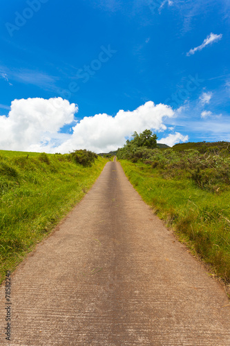 chemin de campagne, Plaine des Cafres, la Réunion