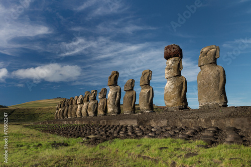 Easter Island, Moai Ahu Tongariki