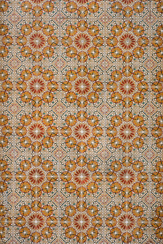 Seamless mosaic tile pattern