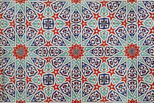 Wallpaper Mural Seamless mosaic tile pattern