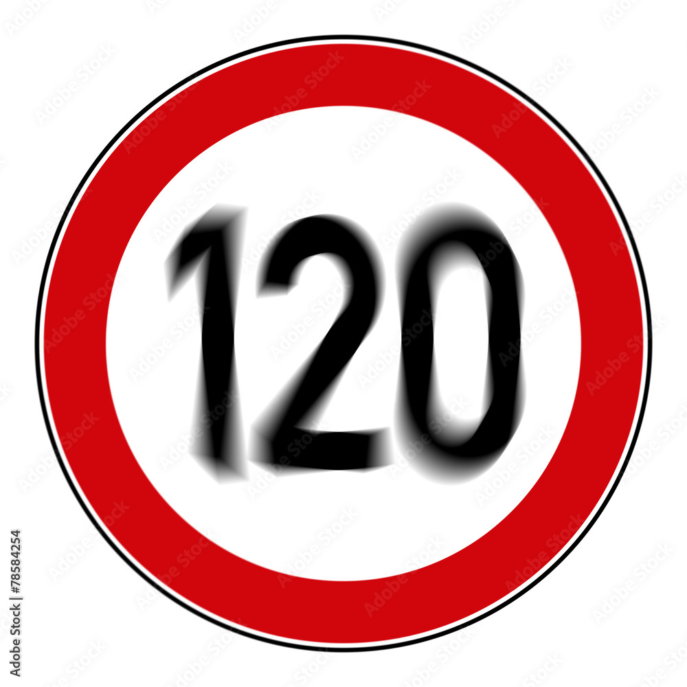 rsr20-roadsignround-274-h-chstgeschwindigkeit-120-km-h-g3255-stock