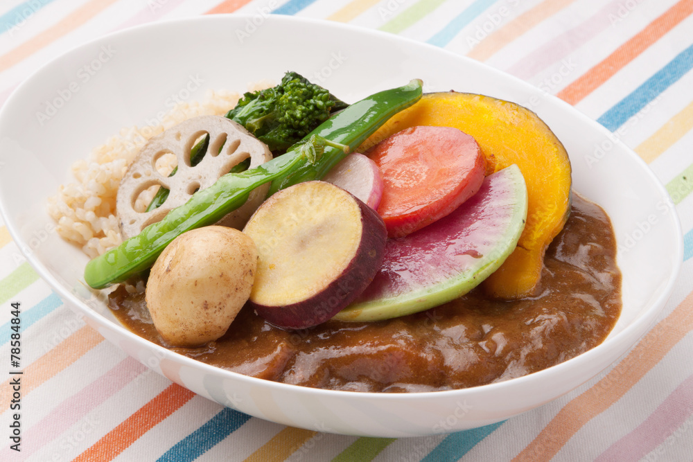 焼き野菜のカレー