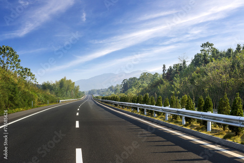 Wallpaper Mural Newly built highway Torontodigital.ca