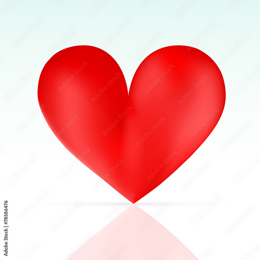 Heart shape as symbol for Valentines Day Heart shape as symbol for Valentines Day
