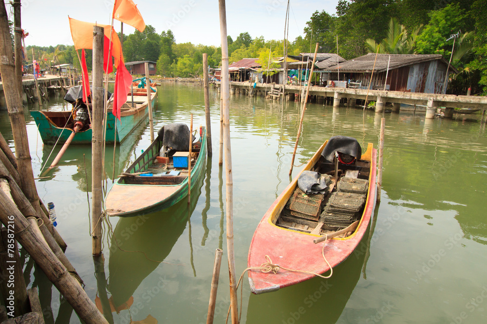 Obraz premium Fishing Village