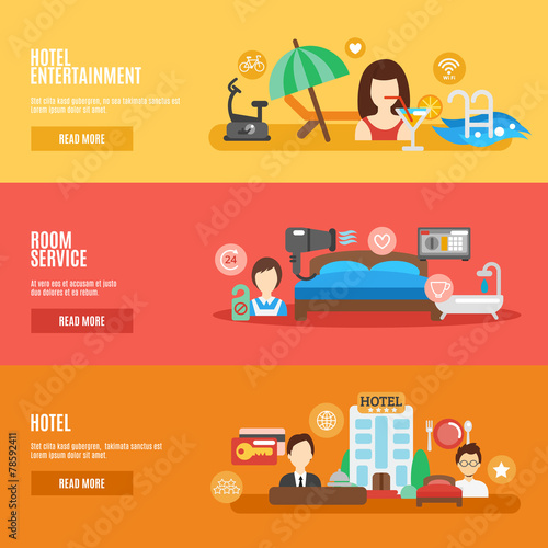 Hotel Banner Set