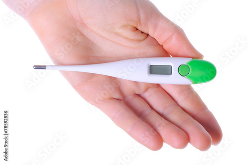 Thermometer/Digital thermometer with Celcius and blank LED photo