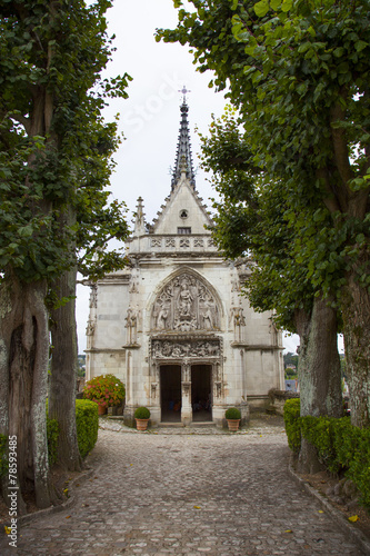 Francia,castello di Amboise,chiesa.