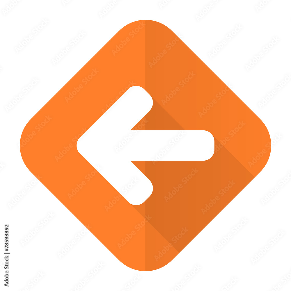 left arrow orange flat icon arrow sign left arrow orange flat icon arrow sign