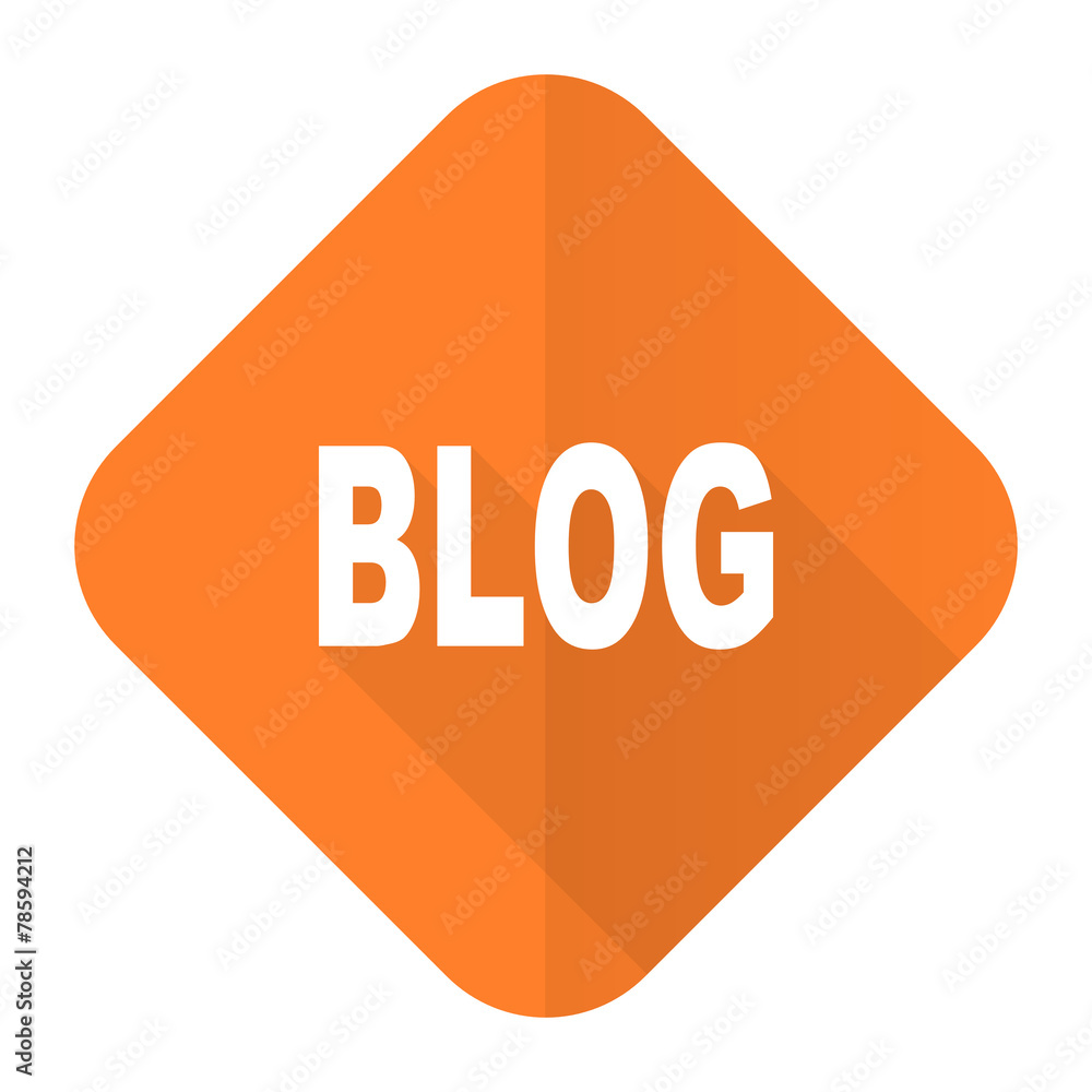 blog orange flat icon blog orange flat icon