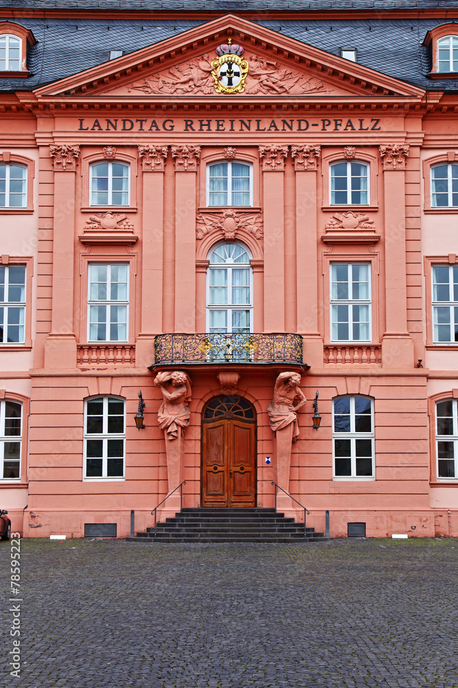 Obraz premium Mainz, Landtag Rheinland-Pfalz (Februar 2015)