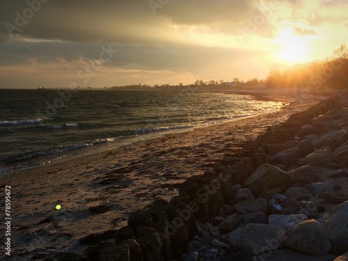 Abendstimmung in Kellenhusen an der Ostsee photo