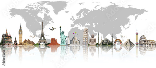 Photography Travel the world monument concept
