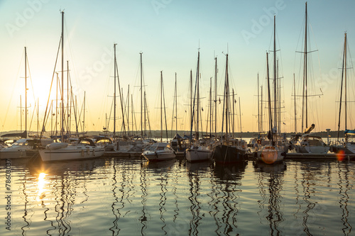 Port in the sunset © annavaczi