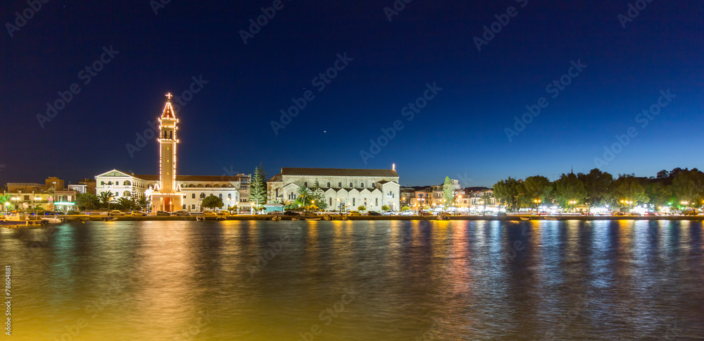 Fototapeta premium zakynthos by night