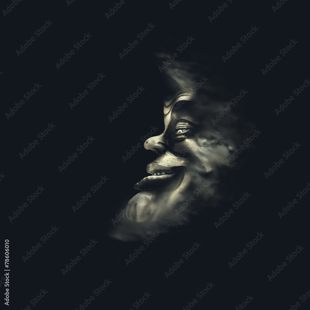 fantastic and dreamy moon smile in the dark fantastic and dreamy moon smile in the dark